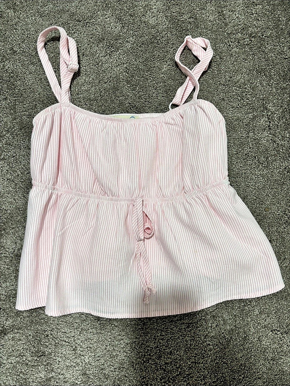 Your Favorite Striped Cami in Pink & White Size XS Like New